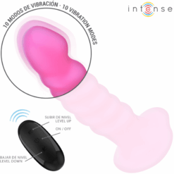 Comprar INTENSE - CINDY VIBRADOR TALLA L DISEÑO EN ESPIRAL 10 VIBRACIONES ROSA CONTROL REMOTO al mejor precio - Envíos Discretos