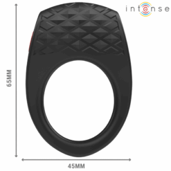 Comprar INTENSE - CLOVER ANILLO VIBRADOR PENE 10 VIBRACIONES NEGRO al mejor precio - Envíos Discretos