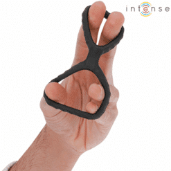 Comprar INTENSE - DEWEY ANILLO DOBLE PARA PENE SILICONA NEGRO MODELO 2 al mejor precio - Envíos Discretos