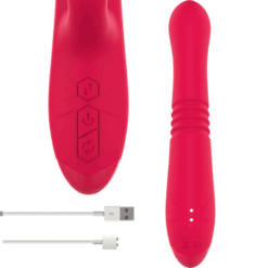 Comprar INTENSE - DUA VIBRADOR MULTIFUNCIÓN RECARGABLE UP & DOWN CON LENGUA ROJO al mejor precio - Envíos Discretos