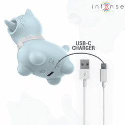 Comprar INTENSE - DUCHESS ESTIMULADOR CON LENGUA ROTATIVA 360º AZUL al mejor precio - Envíos Discretos