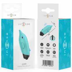 Comprar INTENSE - ECHO BALA VIBRADORA DELFÍN AZUL 8 X 4.7 CM al mejor precio - Envíos Discretos