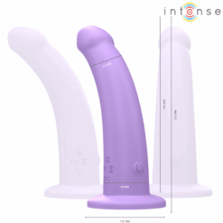 Comprar INTENSE - EDDIE VIBRADOR 17,5 CM 10 VIBRACIONES MORADO CONTROL REMOTO al mejor precio - Envíos Discretos