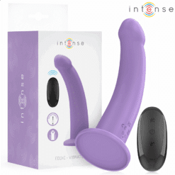 Comprar INTENSE - EDDIE VIBRADOR 17,5 CM 10 VIBRACIONES MORADO CONTROL REMOTO al mejor precio - Envíos Discretos