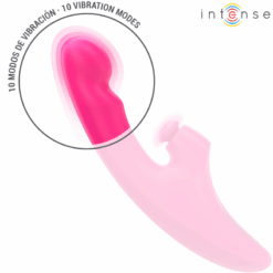 Comprar INTENSE - EMI VIBRADOR 13,5 CM MULTIFUNCIÓN 3 EN 1 10 VIBRACIONES ROSA al mejor precio - Envíos Discretos