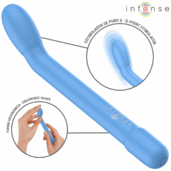 Comprar INTENSE - ESTIMULADOR PUNTO-G AZUL RECARGABLE al mejor precio - Envíos Discretos