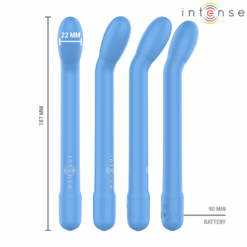 Comprar INTENSE - ESTIMULADOR PUNTO-G AZUL RECARGABLE al mejor precio - Envíos Discretos