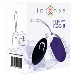 Comprar INTENSE - FLIPPY II HUEVO RECARGABLE REMOTO LILA al mejor precio - Envíos Discretos