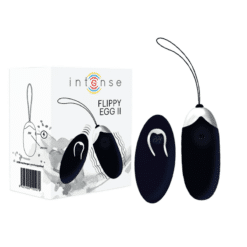 Comprar INTENSE - FLIPPY II HUEVO RECARGABLE REMOTO NEGRO al mejor precio - Envíos Discretos