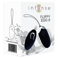 Comprar INTENSE - FLIPPY II HUEVO RECARGABLE REMOTO NEGRO al mejor precio - Envíos Discretos