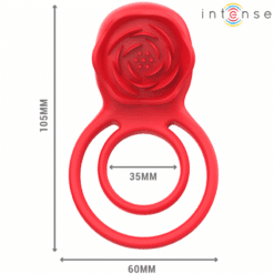 Comprar INTENSE - GAIL ROSA ESTIMULADORA 10 VIBRACIONES ROJO CONTROL REMOTO al mejor precio - Envíos Discretos