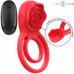 Comprar INTENSE - GAIL ROSA ESTIMULADORA 10 VIBRACIONES ROJO CONTROL REMOTO al mejor precio - Envíos Discretos