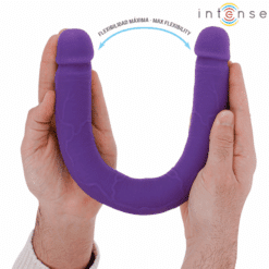 Comprar INTENSE - GUNTER DILDO DOBLE VIBRADOR 40 CM MORADO CONTROL REMOTO al mejor precio - Envíos Discretos