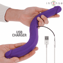 Comprar INTENSE - GUNTER DILDO DOBLE VIBRADOR 40 CM MORADO CONTROL REMOTO al mejor precio - Envíos Discretos