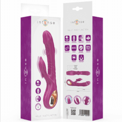 Comprar INTENSE - HALLE VIBRADOR MULTIFUNCIÓN CON LENGUA ESTIMULADORA EN FORMA DE DELFÍN MORADO al mejor precio - Envíos Discretos
