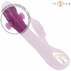 Comprar INTENSE - HALLE VIBRADOR MULTIFUNCIÓN CON LENGUA ESTIMULADORA EN FORMA DE DELFÍN MORADO al mejor precio - Envíos Discretos