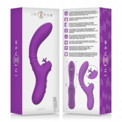 Comprar INTENSE - HARRY VIBRADOR FLEXIBLE CON LENGUA MORADO al mejor precio - Envíos Discretos