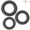Comprar INTENSE - HUGH 3 ANILLOS BÁSICOS PARA PENE SILICONA NEGRO al mejor precio - Envíos Discretos