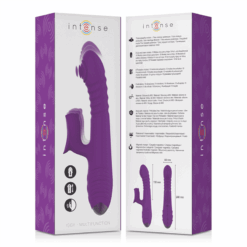 Comprar INTENSE - IGGY VIBRADOR MULTIFUNCIÓN RECARGABLE UP & DOWN CON ESTIMULADOR DE CLITORIS MORADO al mejor precio - Envíos Discretos