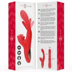 Comprar INTENSE - JESSICA VIBRADOR MULTIFUNCIÓN ESTIMULACIÓN CLÍTORIS 24.8 CM ROJO al mejor precio - Envíos Discretos