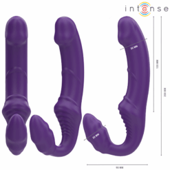 Comprar INTENSE - JILL VIBRADOR DOBLE 20 CM VIOLETA CONTROL REMOTO al mejor precio - Envíos Discretos