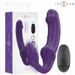 Comprar INTENSE - JILL VIBRADOR DOBLE 20 CM VIOLETA CONTROL REMOTO al mejor precio - Envíos Discretos