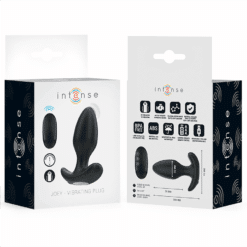 Comprar INTENSE - JOEY PLUG ANAL 10 VIBRACIONES NEGRO CONTROL REMOTO al mejor precio - Envíos Discretos
