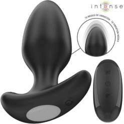 Comprar INTENSE - JOEY PLUG ANAL 10 VIBRACIONES NEGRO CONTROL REMOTO al mejor precio - Envíos Discretos