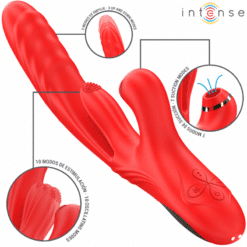 Comprar INTENSE - KAROL VIBRADOR MULTIFUNCIÓN EMPUJE & ESTIMULACIÓN & ONDAS ESTIMULADORAS ROJO al mejor precio - Envíos Discretos