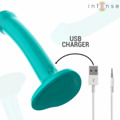 Comprar INTENSE - KATIE VIBRADOR CON VENTOSA 10 VIBRACIONES AZUL OSCURO CONTROL REMOTO al mejor precio - Envíos Discretos
