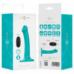 Comprar INTENSE - KATIE VIBRADOR CON VENTOSA 10 VIBRACIONES AZUL OSCURO CONTROL REMOTO al mejor precio - Envíos Discretos