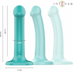 Comprar INTENSE - KATIE VIBRADOR CON VENTOSA 10 VIBRACIONES AZUL OSCURO CONTROL REMOTO al mejor precio - Envíos Discretos