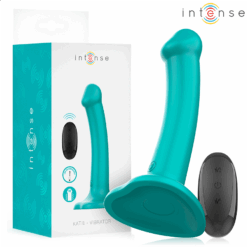 Comprar INTENSE - KATIE VIBRADOR CON VENTOSA 10 VIBRACIONES AZUL OSCURO CONTROL REMOTO al mejor precio - Envíos Discretos