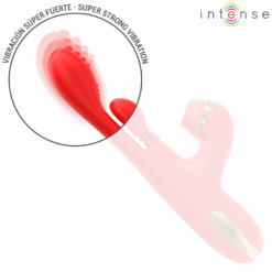 Comprar INTENSE - KATY ESTIMULADOR CLÍTORIS MULTIFUNCIÓN 4 CABEZALES INTERCAMBIABLES ROJO al mejor precio - Envíos Discretos