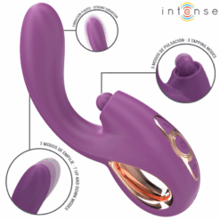 Comprar INTENSE - LALI VIBRADOR PUNTO G MULTIFUNCIÓN ESTIMULACIÓN & EMPUJE & VIBRACIÓN MORADO al mejor precio - Envíos Discretos
