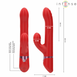 Comprar INTENSE - LELE VIBRADOR MULTIFUNCIÓN ROTATORIO & OSCILACIÓN & ESTIMULACIÓN ROJO al mejor precio - Envíos Discretos