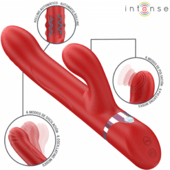 Comprar INTENSE - LELE VIBRADOR MULTIFUNCIÓN ROTATORIO & OSCILACIÓN & ESTIMULACIÓN ROJO al mejor precio - Envíos Discretos