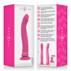 Comprar INTENSE - MICHELANGELO DILDO VIBRADOR SILICONA ROSA al mejor precio - Envíos Discretos
