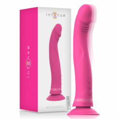 Comprar INTENSE - MICHELANGELO DILDO VIBRADOR SILICONA ROSA al mejor precio - Envíos Discretos