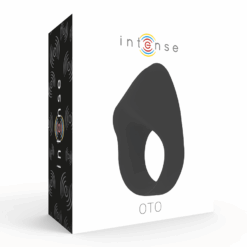Comprar INTENSE - OTO ANILLO VIBRADOR RECARGABLE NEGRO al mejor precio - Envíos Discretos
