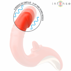 Comprar INTENSE - PAULINA VIBRADOR & ESTIMULADOR EN FORMA DE U ROJO al mejor precio - Envíos Discretos