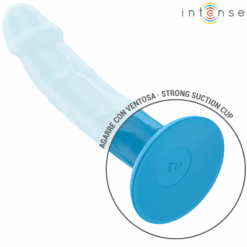 Comprar INTENSE - PHOEBE VIBRADOR REALÍSTICO 10 VIBRACIONES AZUL CONTROL REMOTO al mejor precio - Envíos Discretos