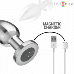 Comprar INTENSE - PLUG ANAL 10 VIBRACIONES METAL CON CONTROL REMOTO L al mejor precio - Envíos Discretos