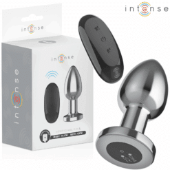 Comprar INTENSE - PLUG ANAL 10 VIBRACIONES METAL CON CONTROL REMOTO L al mejor precio - Envíos Discretos