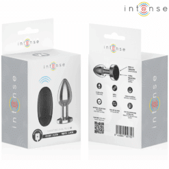 Comprar INTENSE - PLUG ANAL 10 VIBRACIONES METAL CON CONTROL REMOTO M al mejor precio - Envíos Discretos