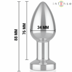 Comprar INTENSE - PLUG ANAL 10 VIBRACIONES METAL CON CONTROL REMOTO M al mejor precio - Envíos Discretos