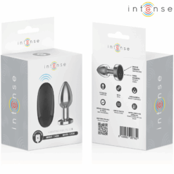 Comprar INTENSE - PLUG ANAL 10 VIBRACIONES METAL CON CONTROL REMOTO S al mejor precio - Envíos Discretos