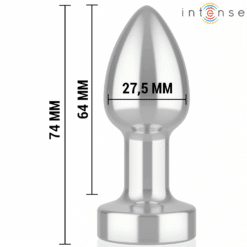 Comprar INTENSE - PLUG ANAL 10 VIBRACIONES METAL CON CONTROL REMOTO S al mejor precio - Envíos Discretos