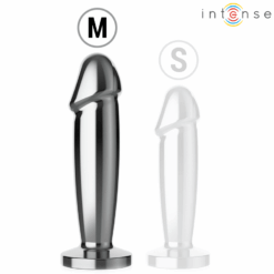 Comprar INTENSE - PLUG ANAL 10 VIBRACIONES METAL EN FORMA DE DILDO CON CONTROL REMOTO M al mejor precio - Envíos Discretos