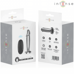Comprar INTENSE - PLUG ANAL 10 VIBRACIONES METAL EN FORMA DE DILDO CON CONTROL REMOTO M al mejor precio - Envíos Discretos